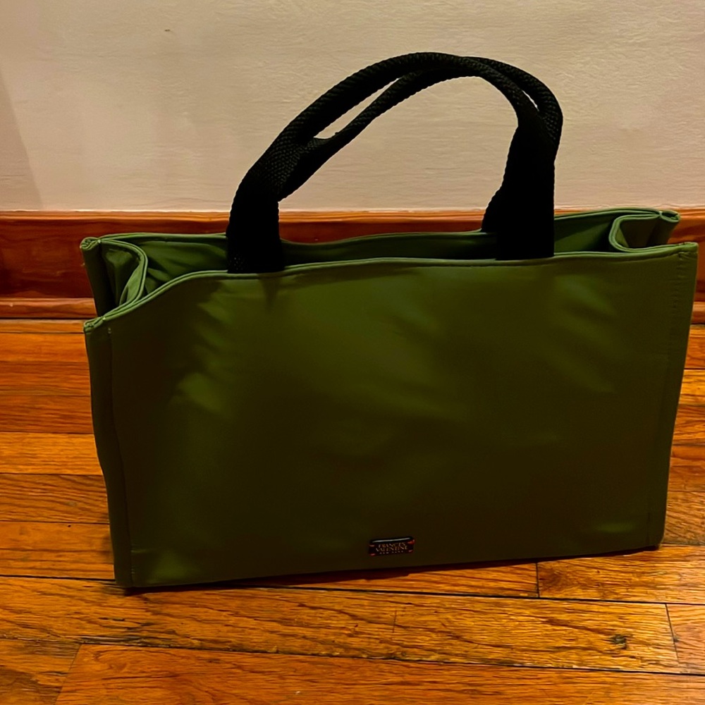 Olive green tote